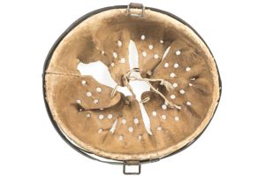 German helmet liner marked RBNr. 0/0251/0111 1944 size 68/60