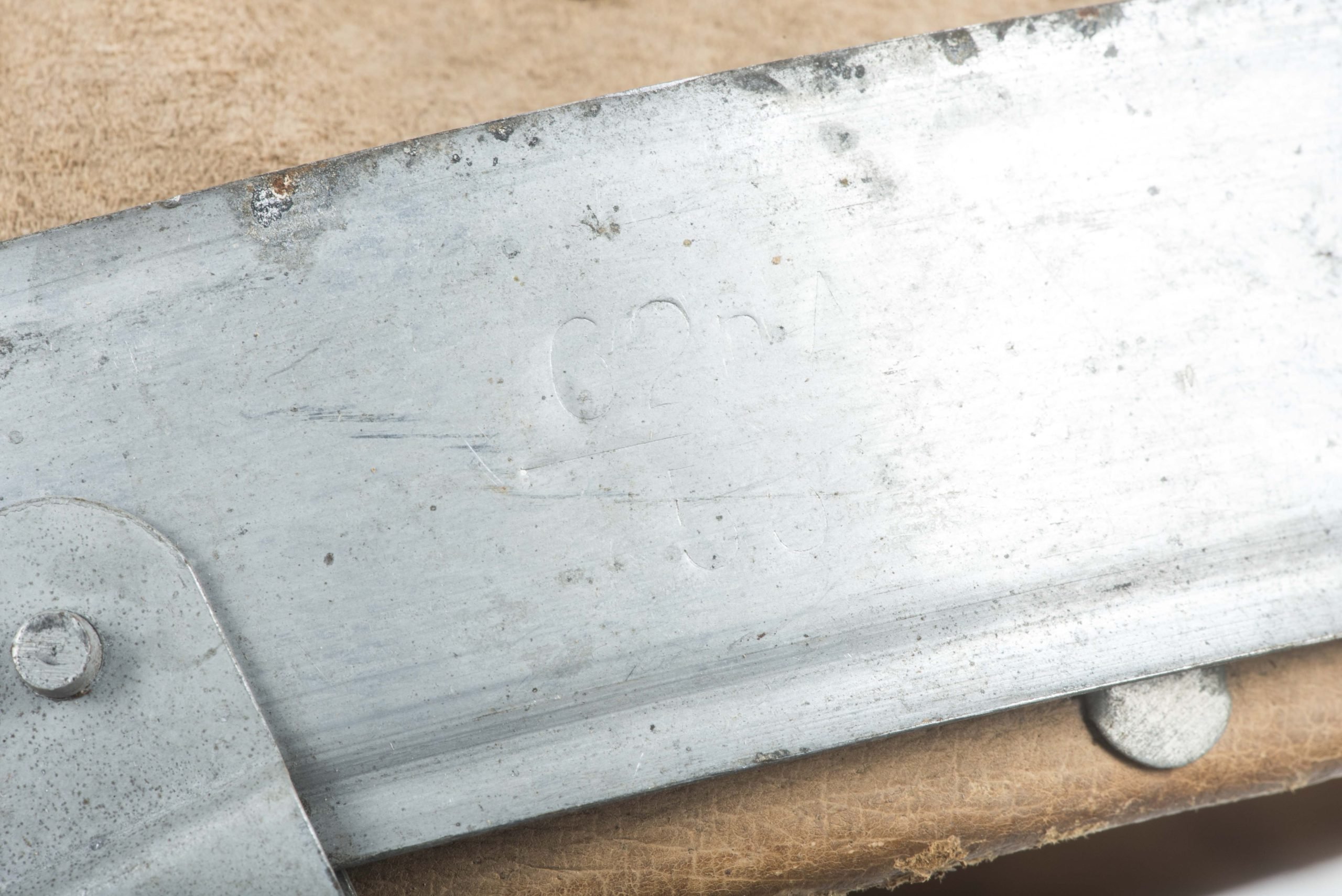 German helmet liner marked RBNr. 0/0471/0048 1943 size 62/55 — image 5