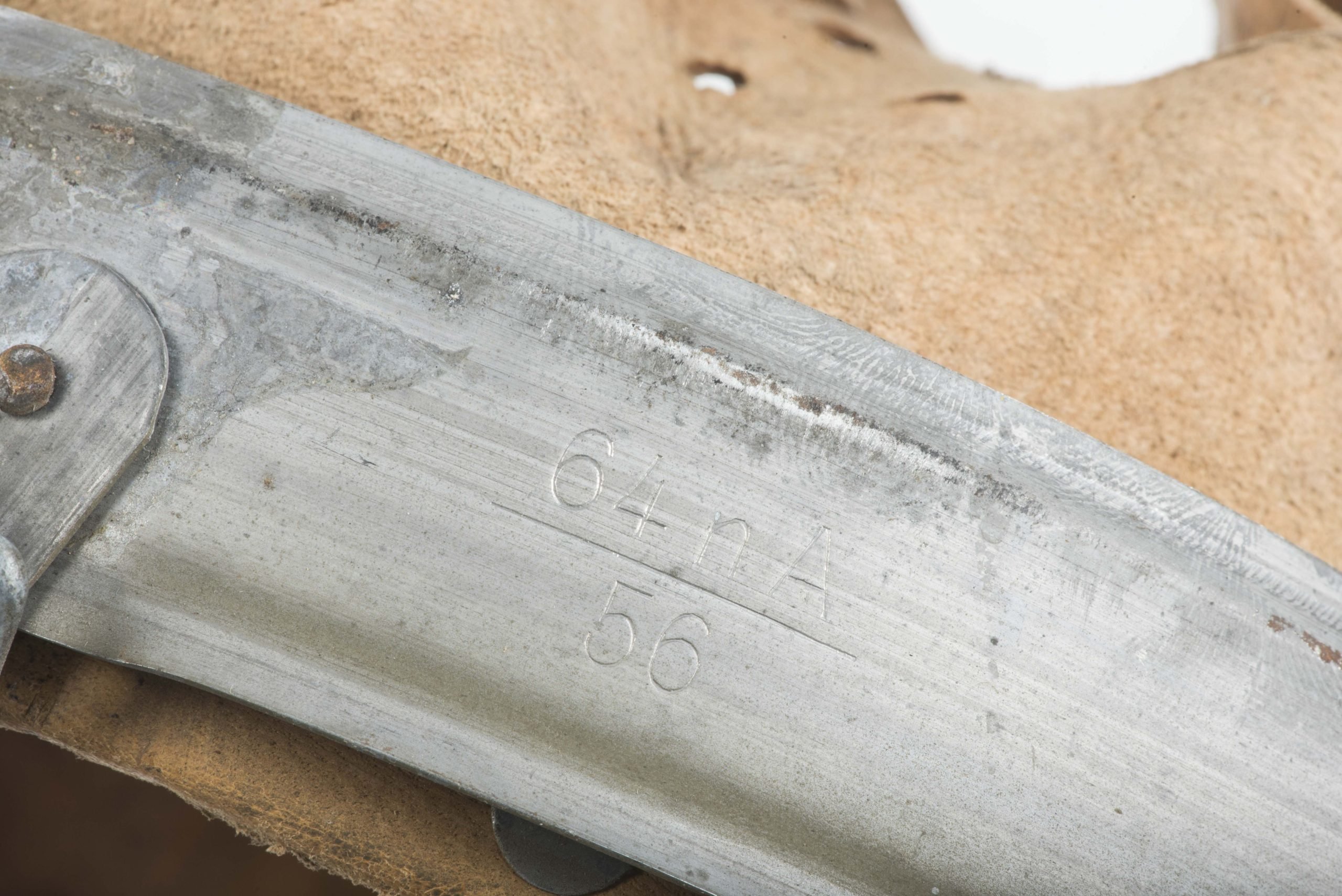 German helmet liner marked FWM 1942 size 64/56 — image 5