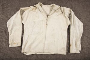 Unissued Kriegsmarine HBT work shirt marked 2 2083/508