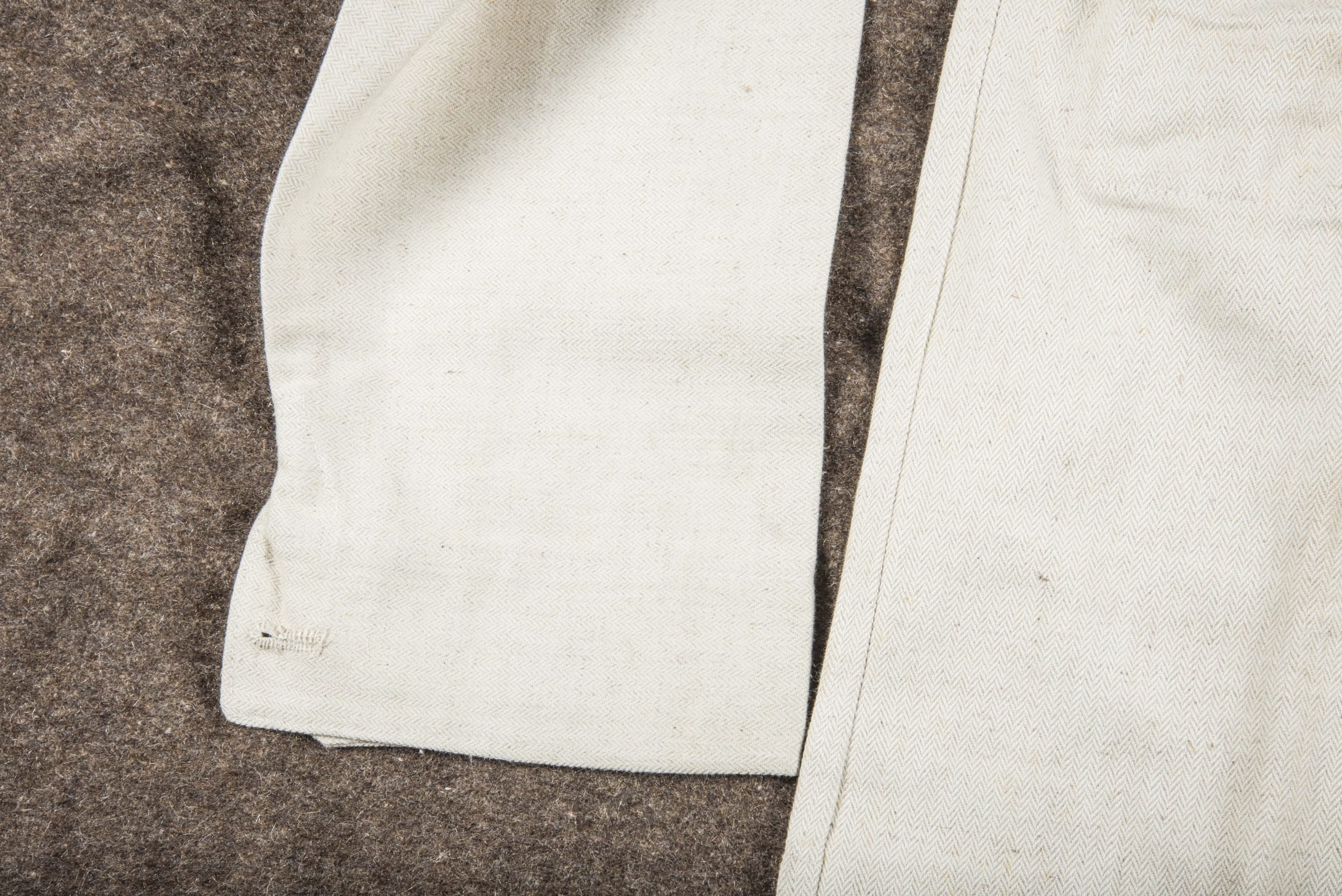 Unissued Kriegsmarine HBT work shirt marked 3 WEGO K41 — image 4