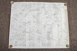 British 1:25 000 map Thaon, Bretteville, Buron, Rots, Abbaye d'Ardenne