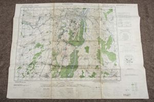 Marked British map 1:50 000 Strasbourg