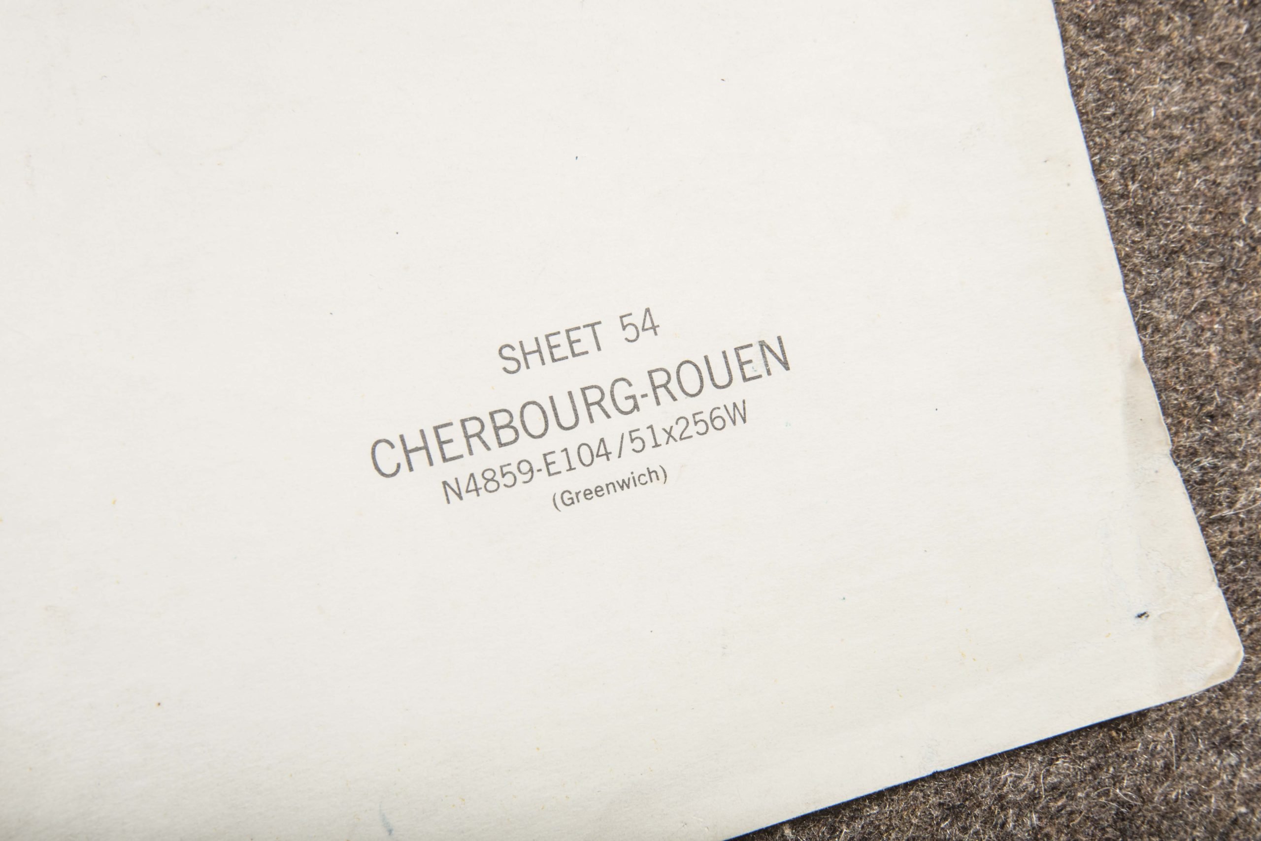 British 1:200 000 Normandy map Sheet 54 Cherbourg – Rouen — image 14