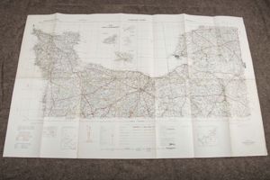 British 1:200 000 Normandy map Sheet 54 Cherbourg – Rouen