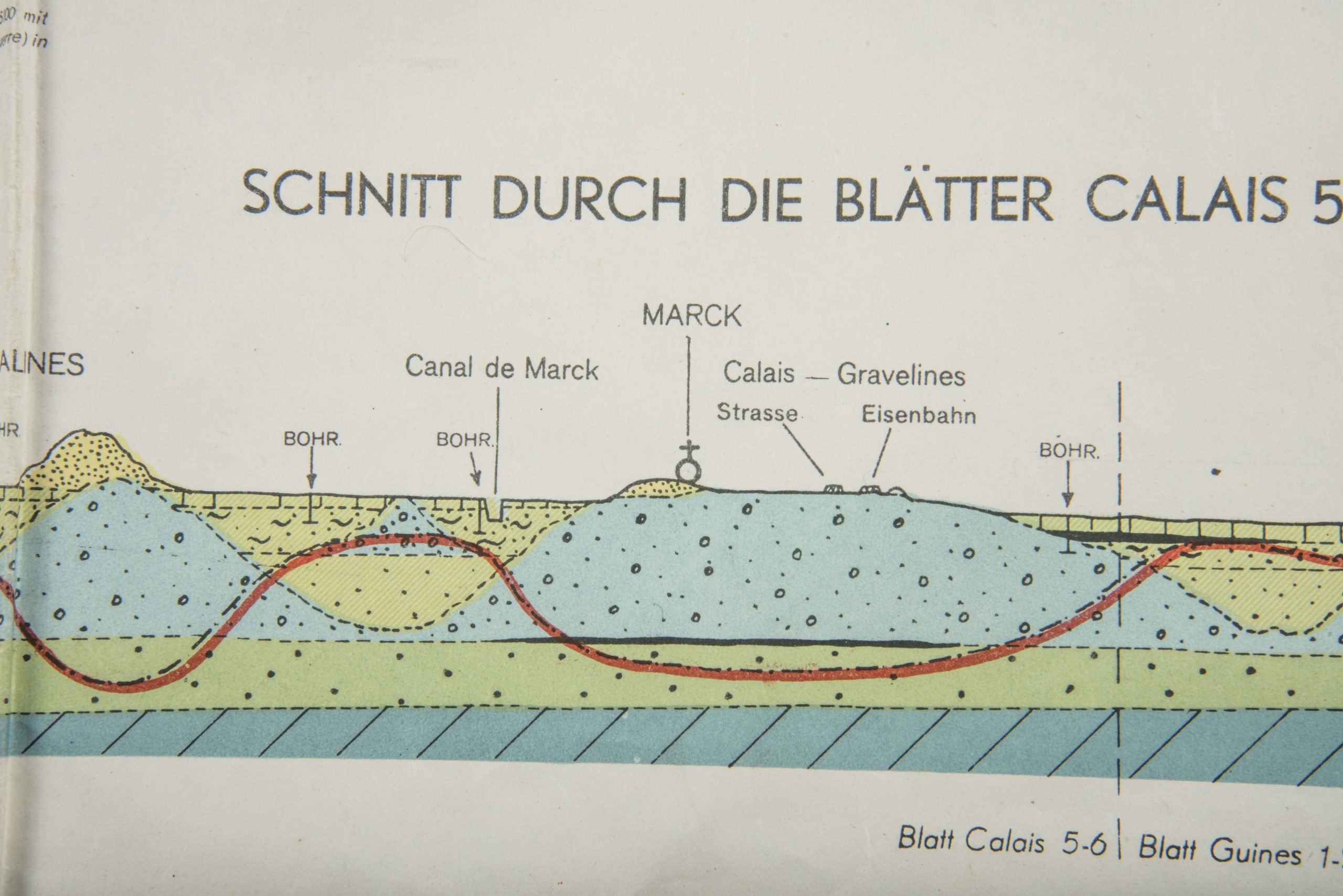 German 1:25 000 map Calais, Geheim — image 10
