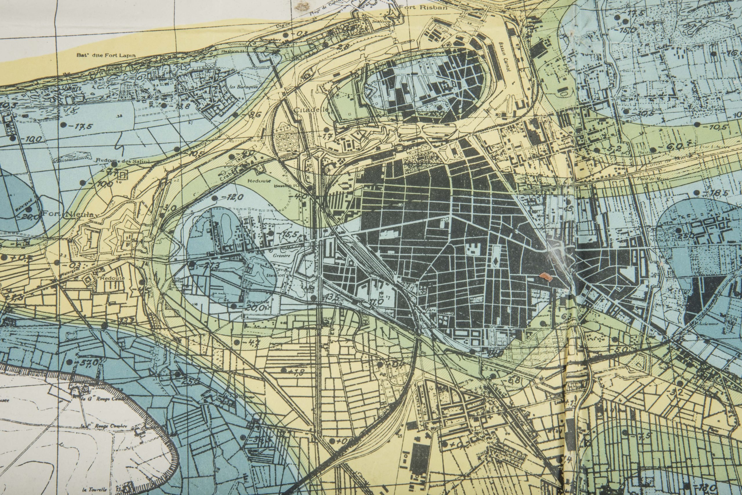 German 1:25 000 map Calais, Geheim — image 3