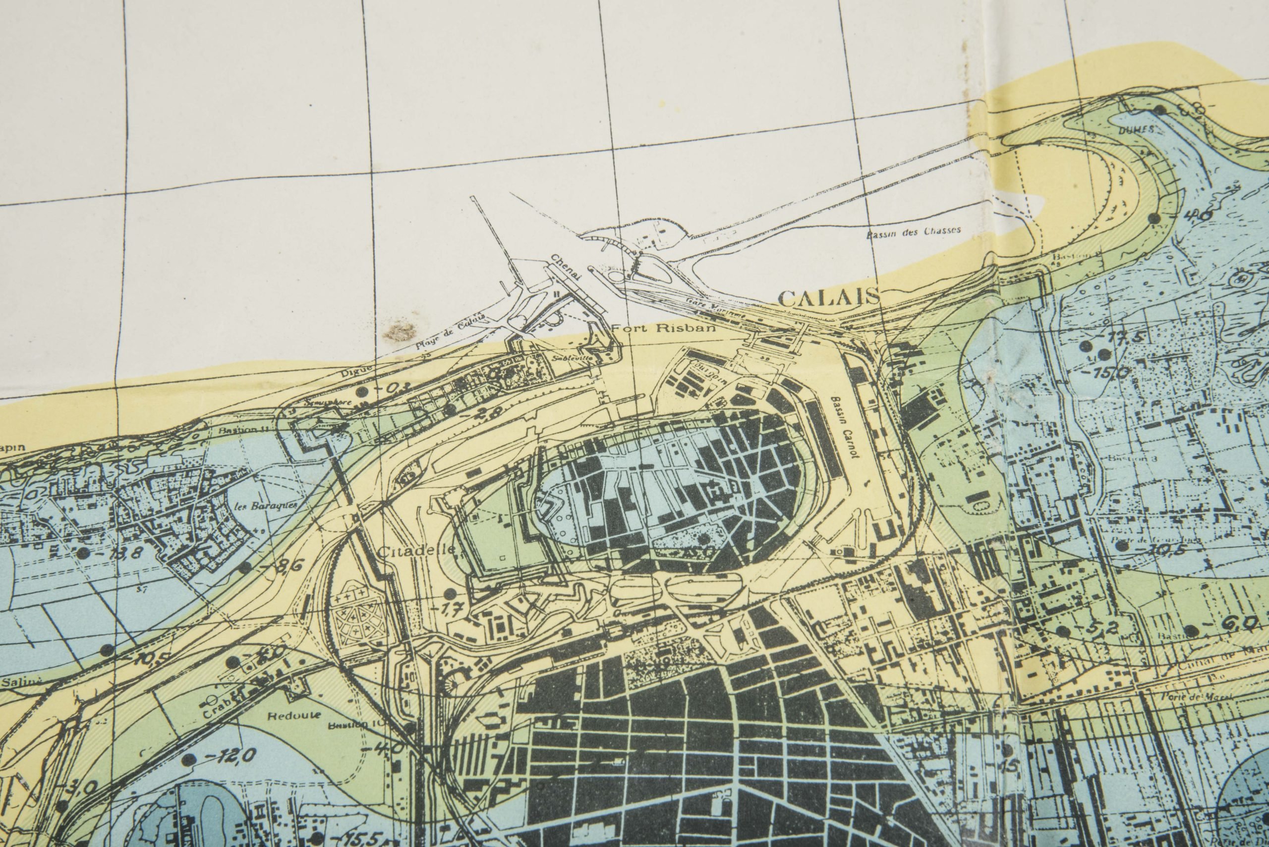 German 1:25 000 map Calais, Geheim — image 4