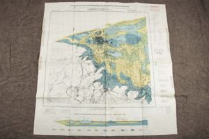 German 1:25 000 map Calais, Geheim