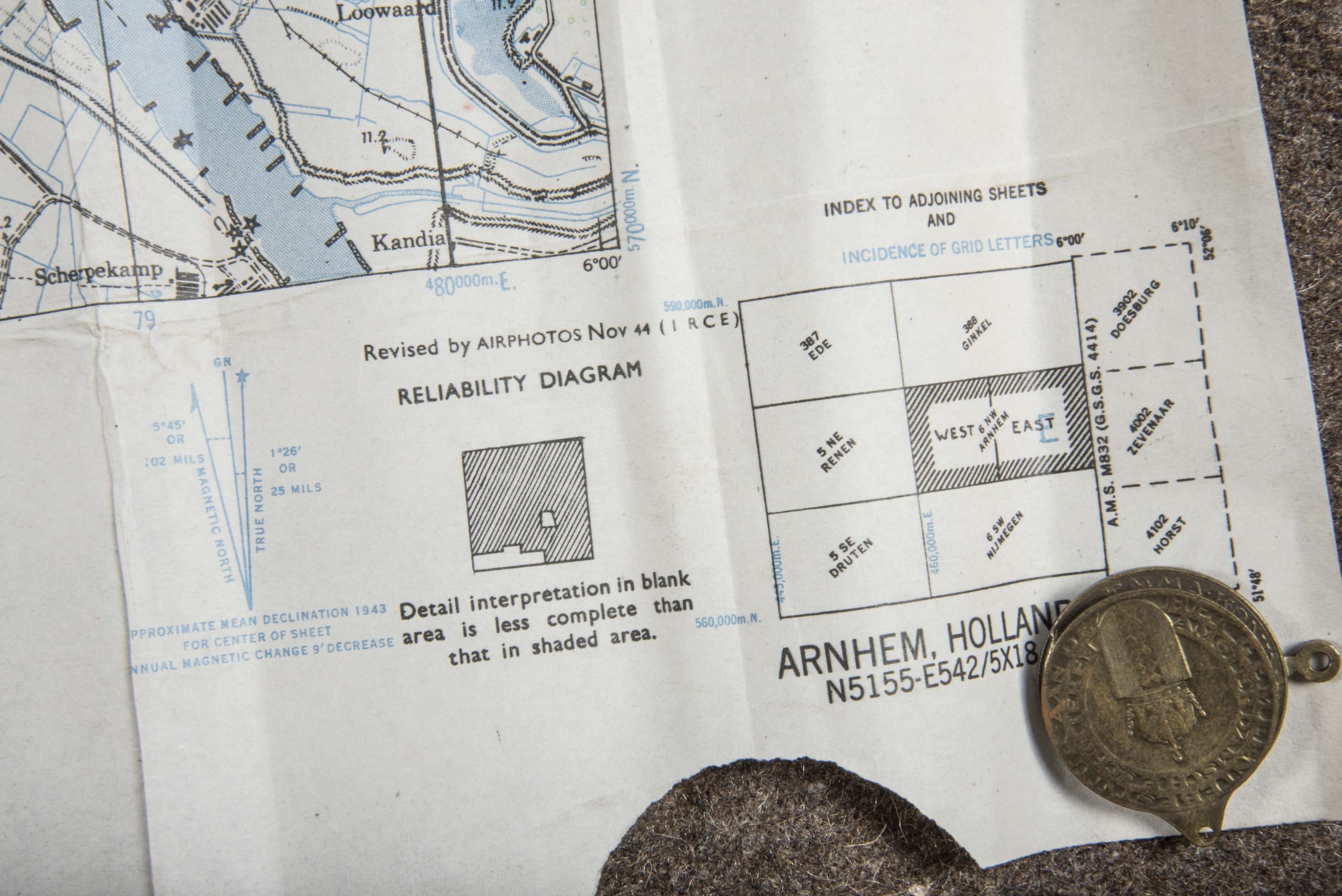 British 1:25 000 map Arnhem East, Emergency Print — image 10