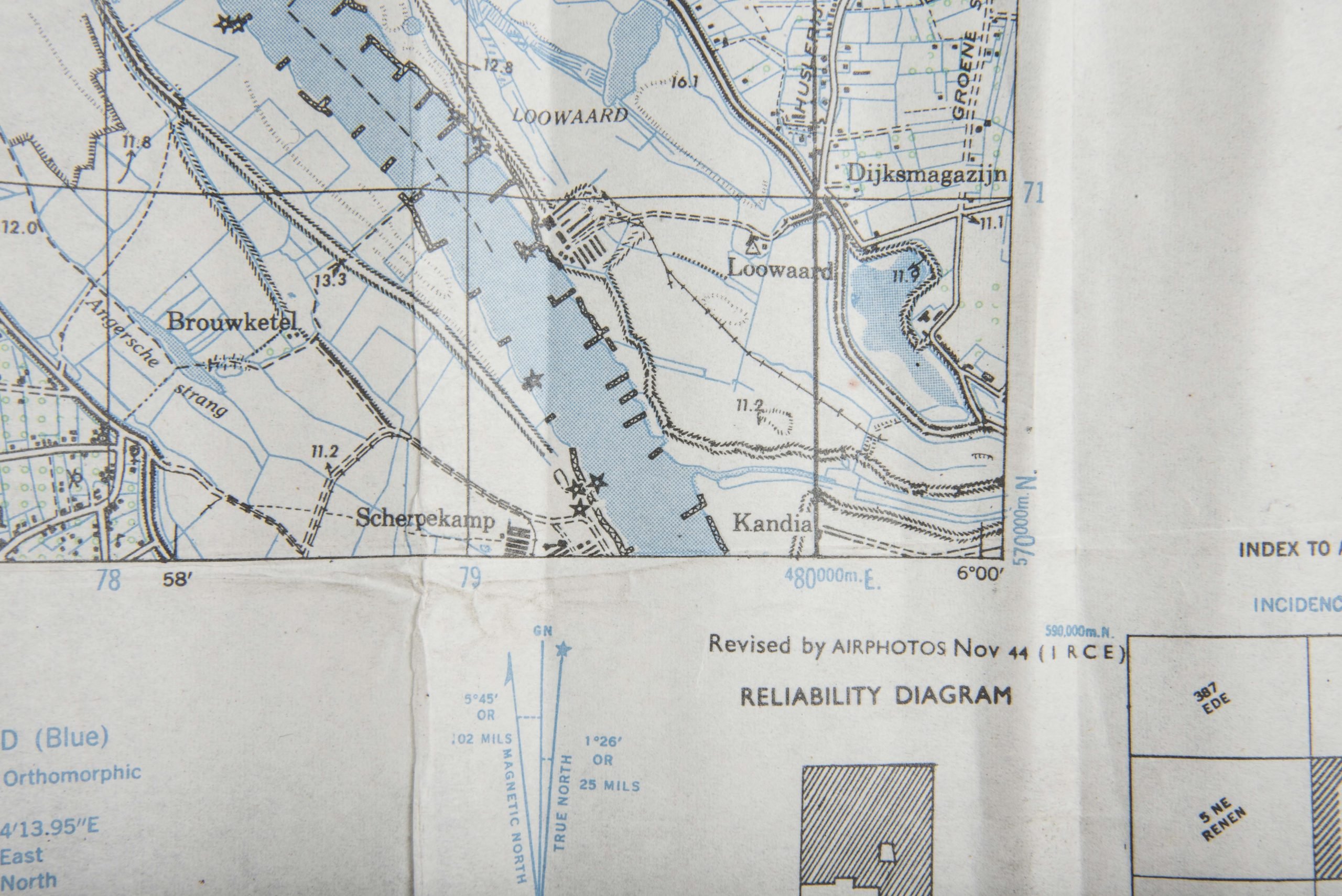 British 1:25 000 map Arnhem East, Emergency Print — image 13