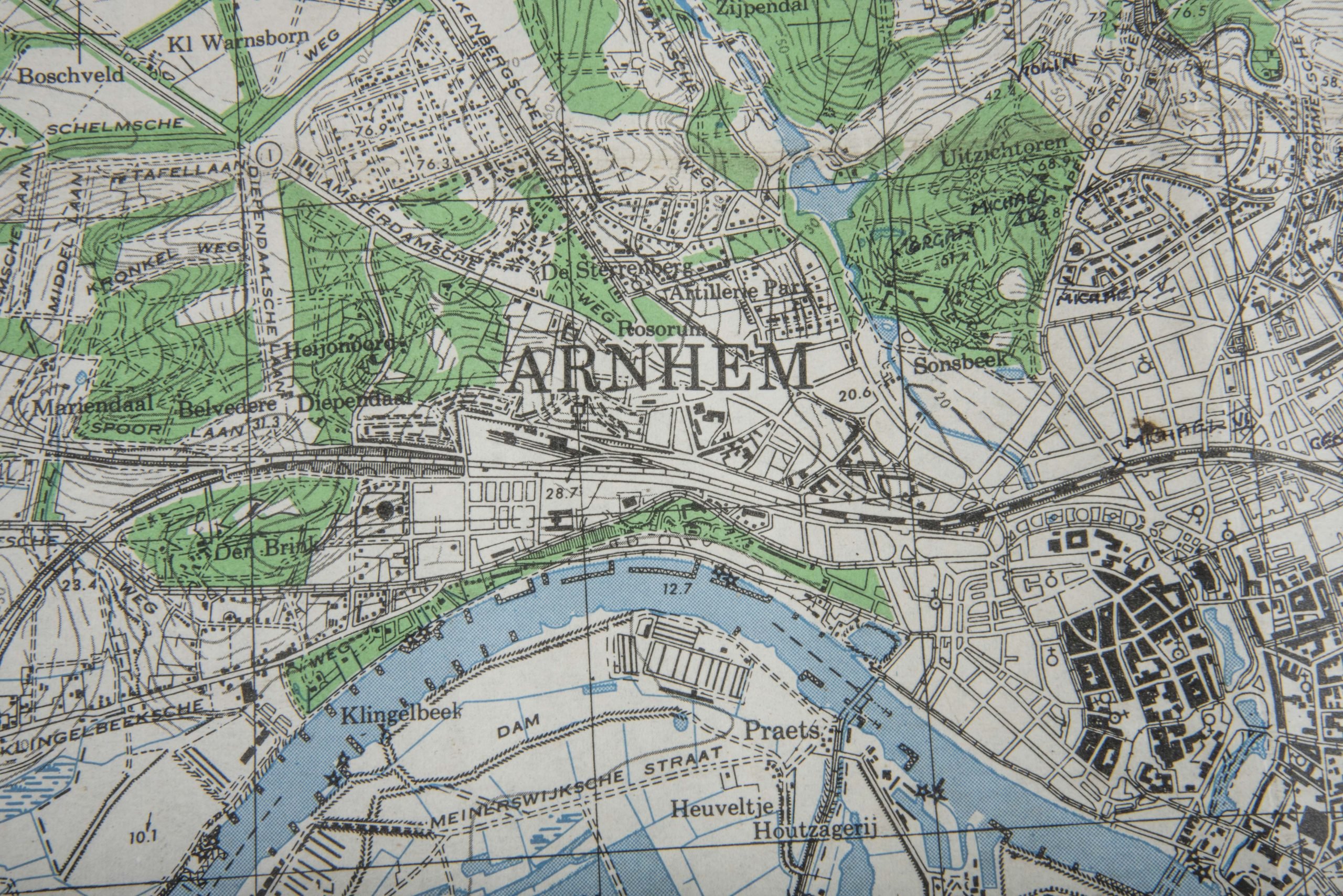 British 1:25 000 map Arnhem East, Emergency Print — image 2