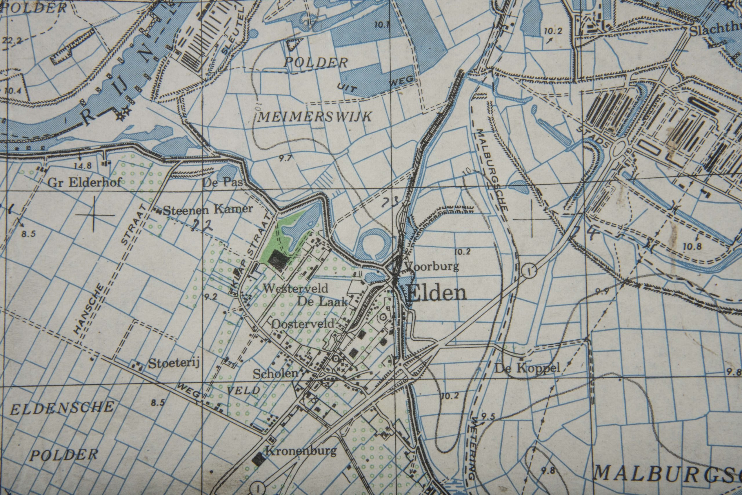 British 1:25 000 map Arnhem East, Emergency Print — image 5