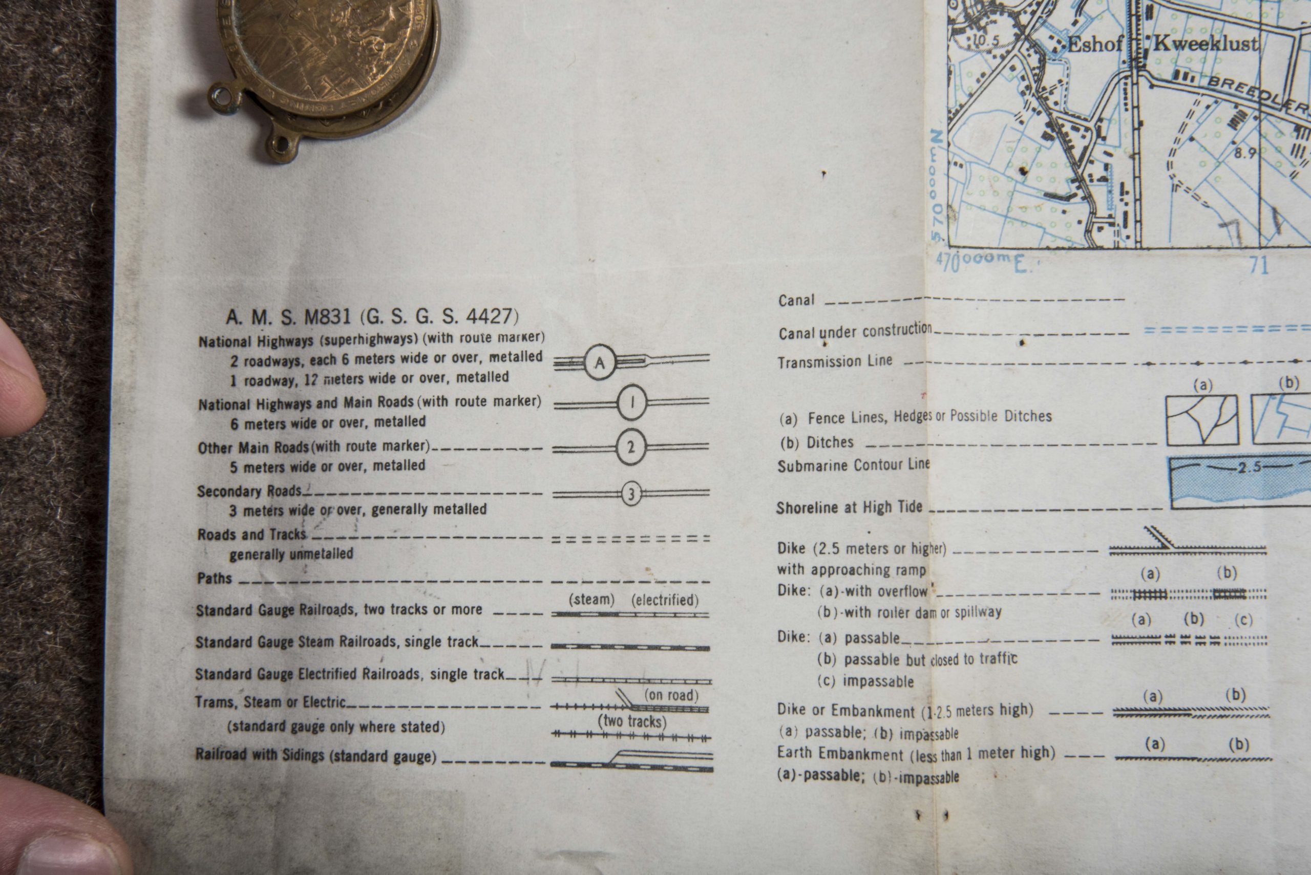 British 1:25 000 map Arnhem East, Emergency Print — image 9
