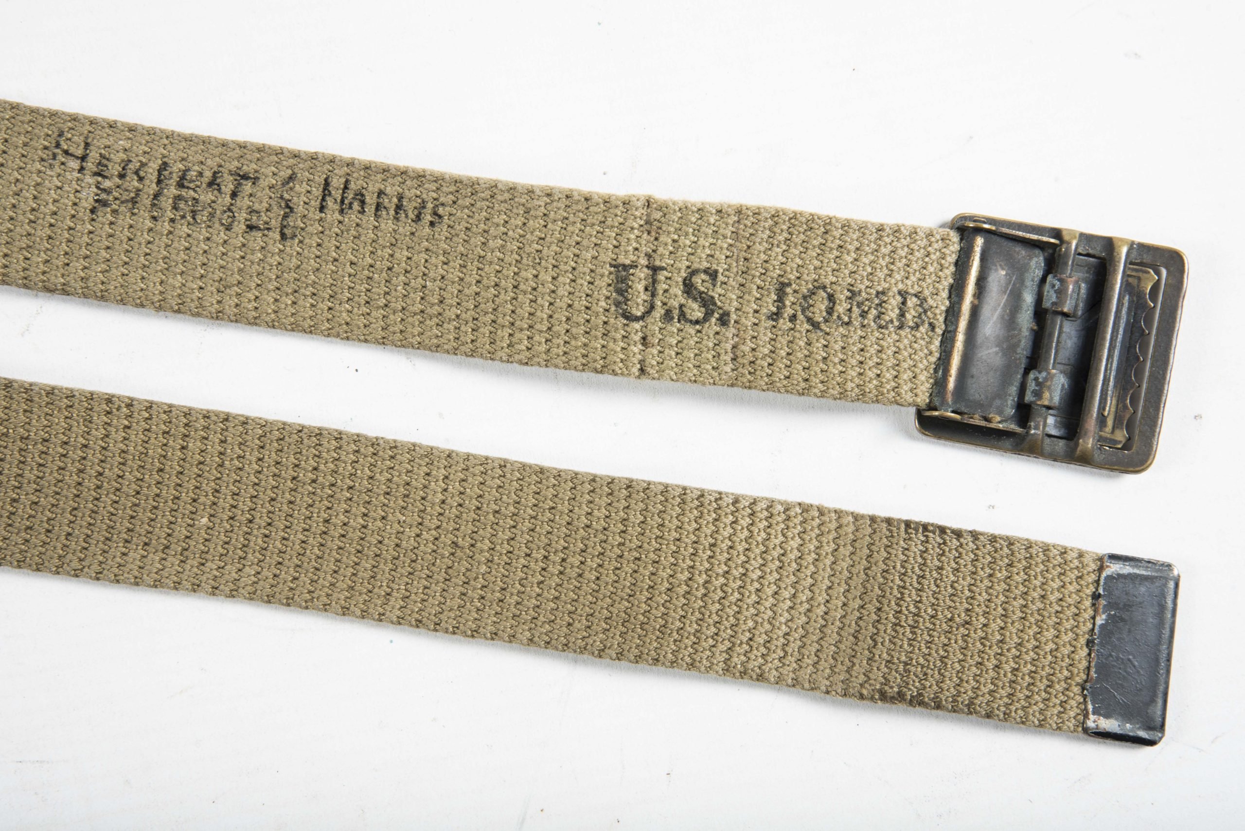 US trouser belt ID'ed Herbert Harris — image 2