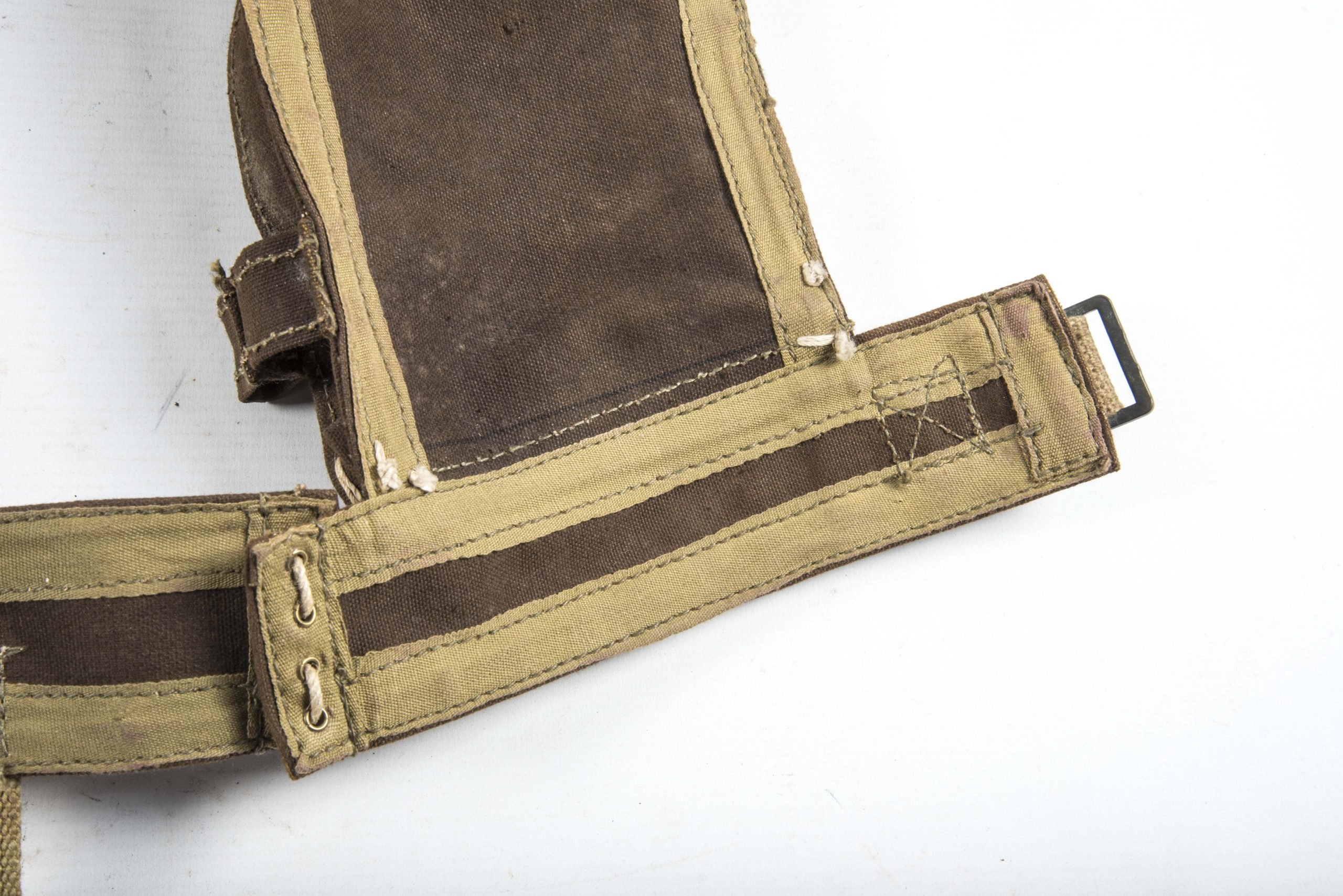 British skeleton assault vest marked W&G 1945 — image 4