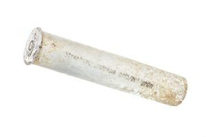 Empty flare marked Sternbundelpatrone gelb/rot/grün