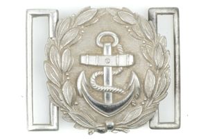 Kriegsmarine administration brocade belt buckle marked FLL
