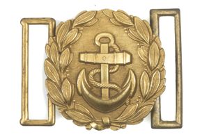 Kriegsmarine brocade belt buckle EJS