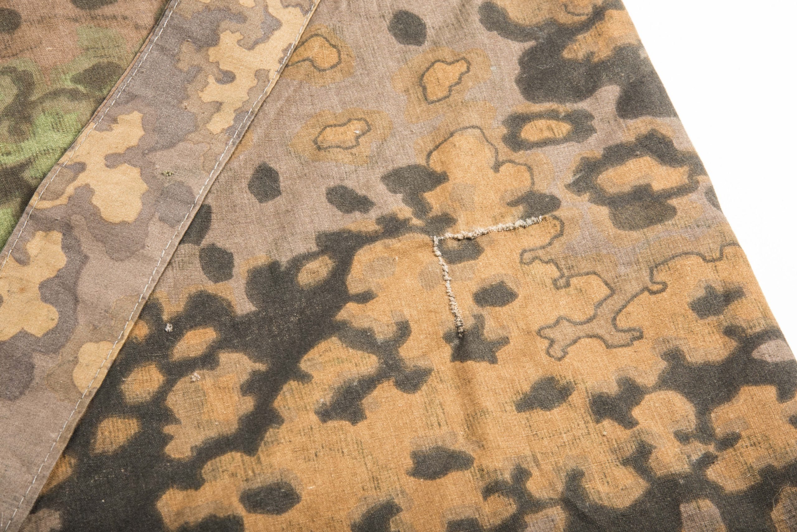 Unfinished Waffen-SS M31 Zeltbahn in Oak camouflage — image 6