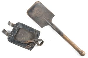 Straight E-tool dated 1944 with carrier marked EUE/42