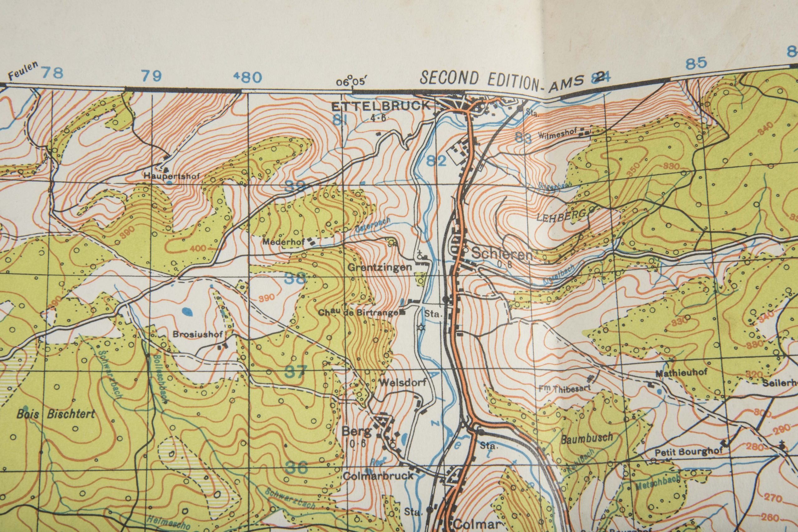 Ardennes map 1:50.000 1943 – Arlon, Mersch, Ettelbruch — image 5