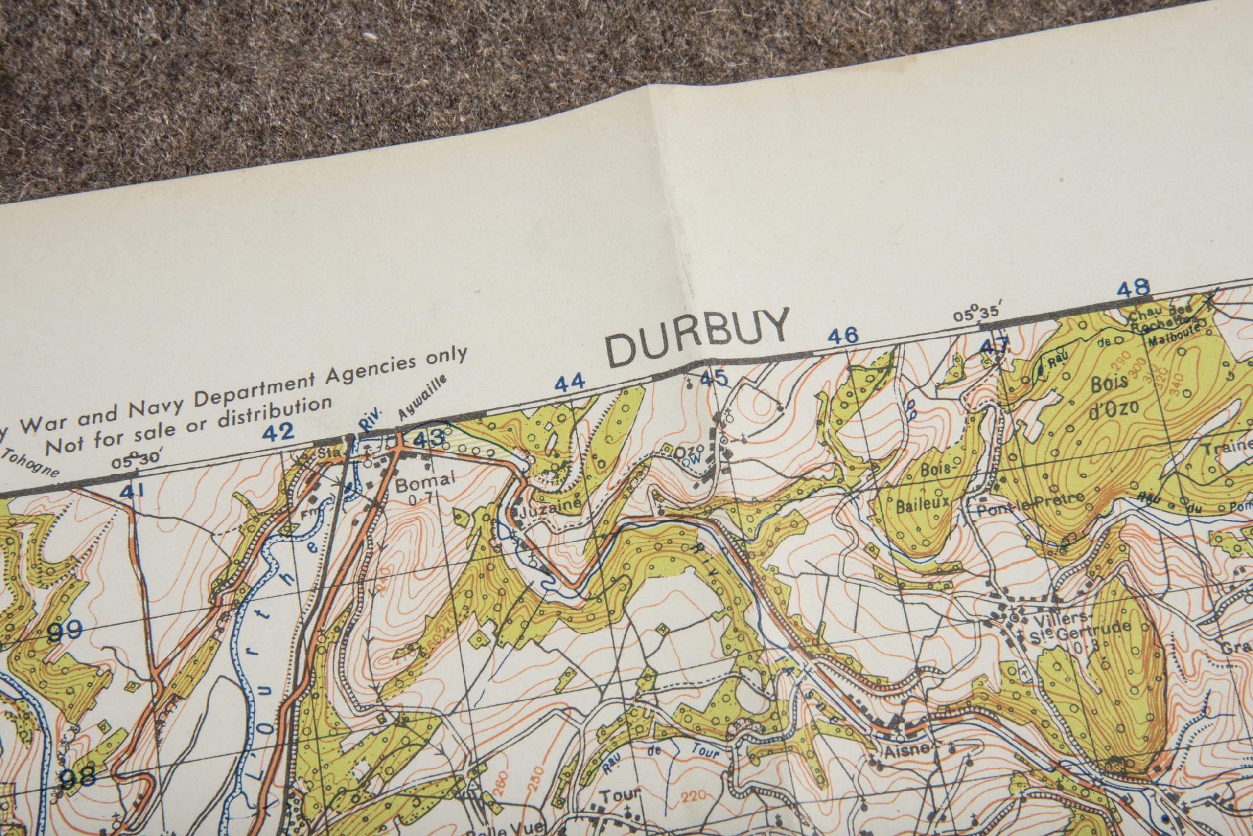 Ardennes map 1:50.000 1943 – Houffalize, Clervaux, Daleiden — image 3
