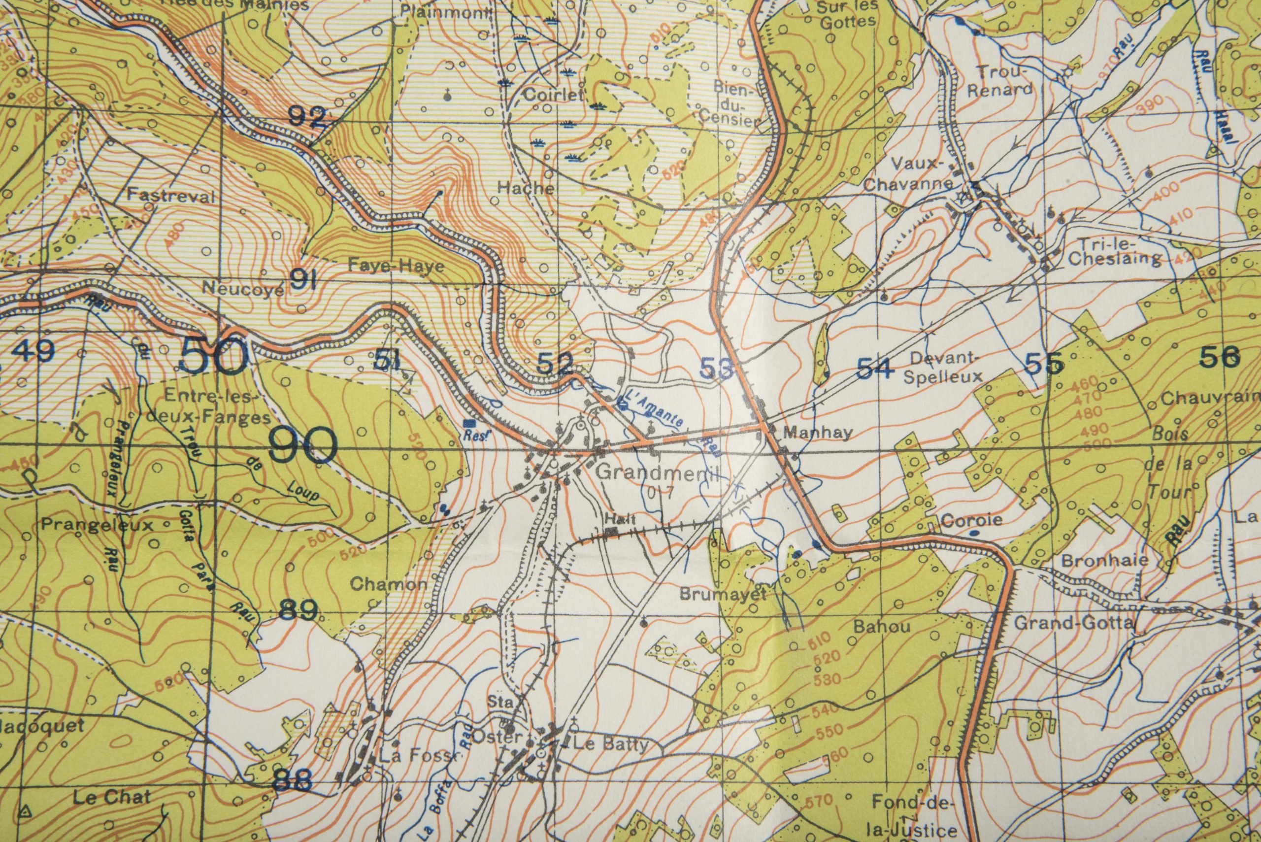 Ardennes map 1:50.000 1943 – Houffalize, Clervaux, Daleiden — image 5