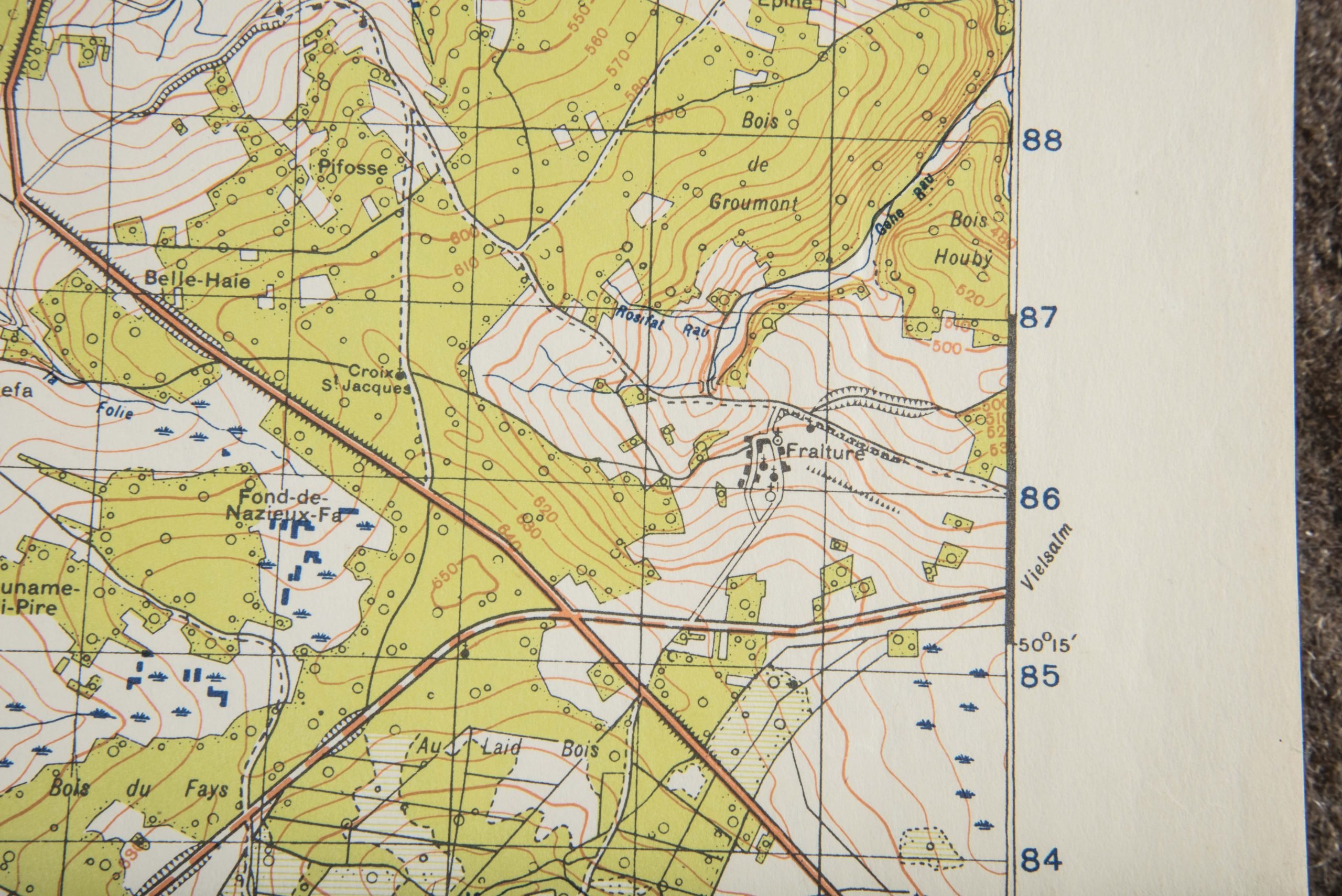Ardennes map 1:50.000 1943 – Houffalize, Clervaux, Daleiden — image 7