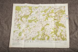 Ardennes map 1:50.000 1943 – Houffalize, Clervaux, Daleiden