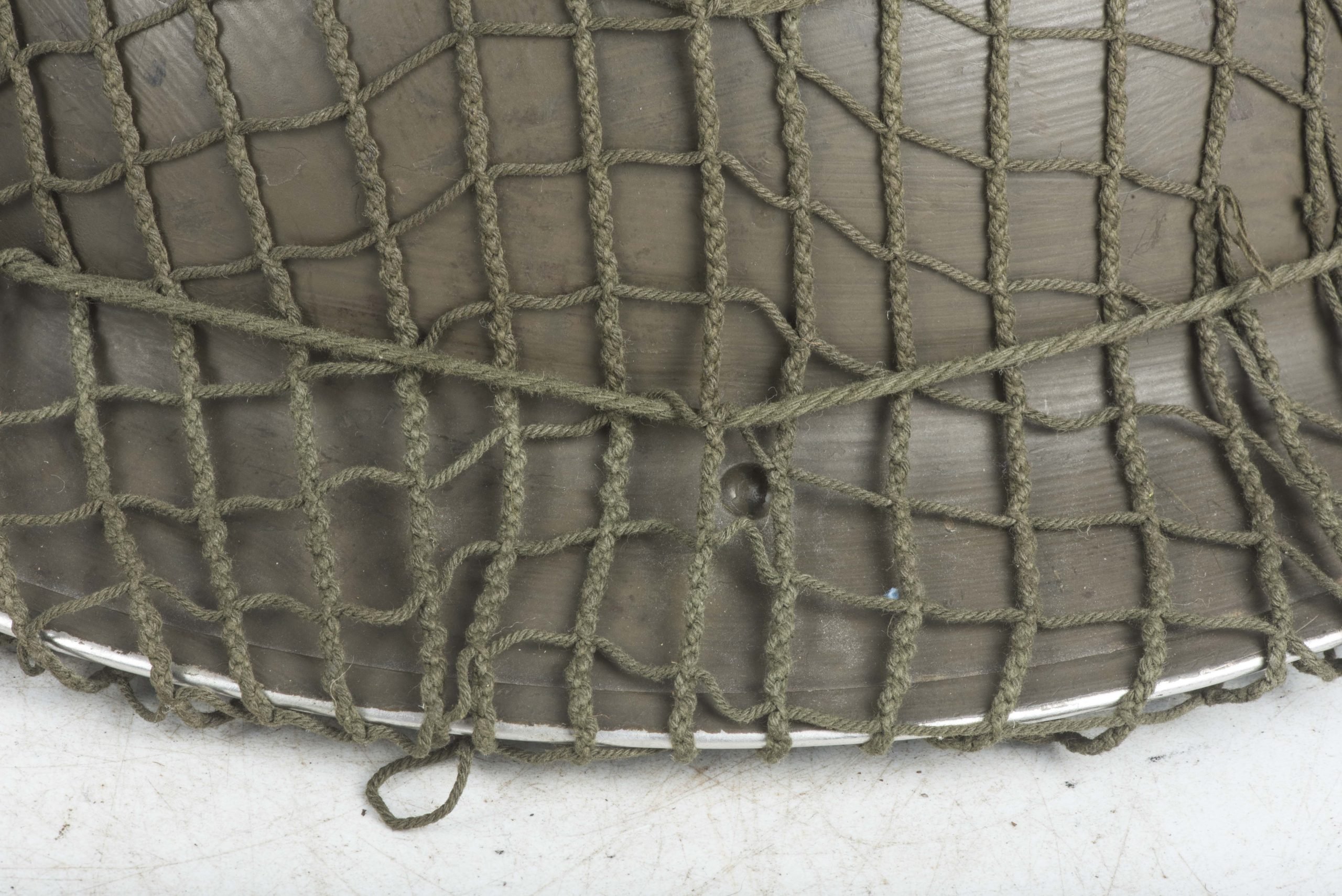 Netted Canadian MKII helmet marked CL/C 1942 — image 2