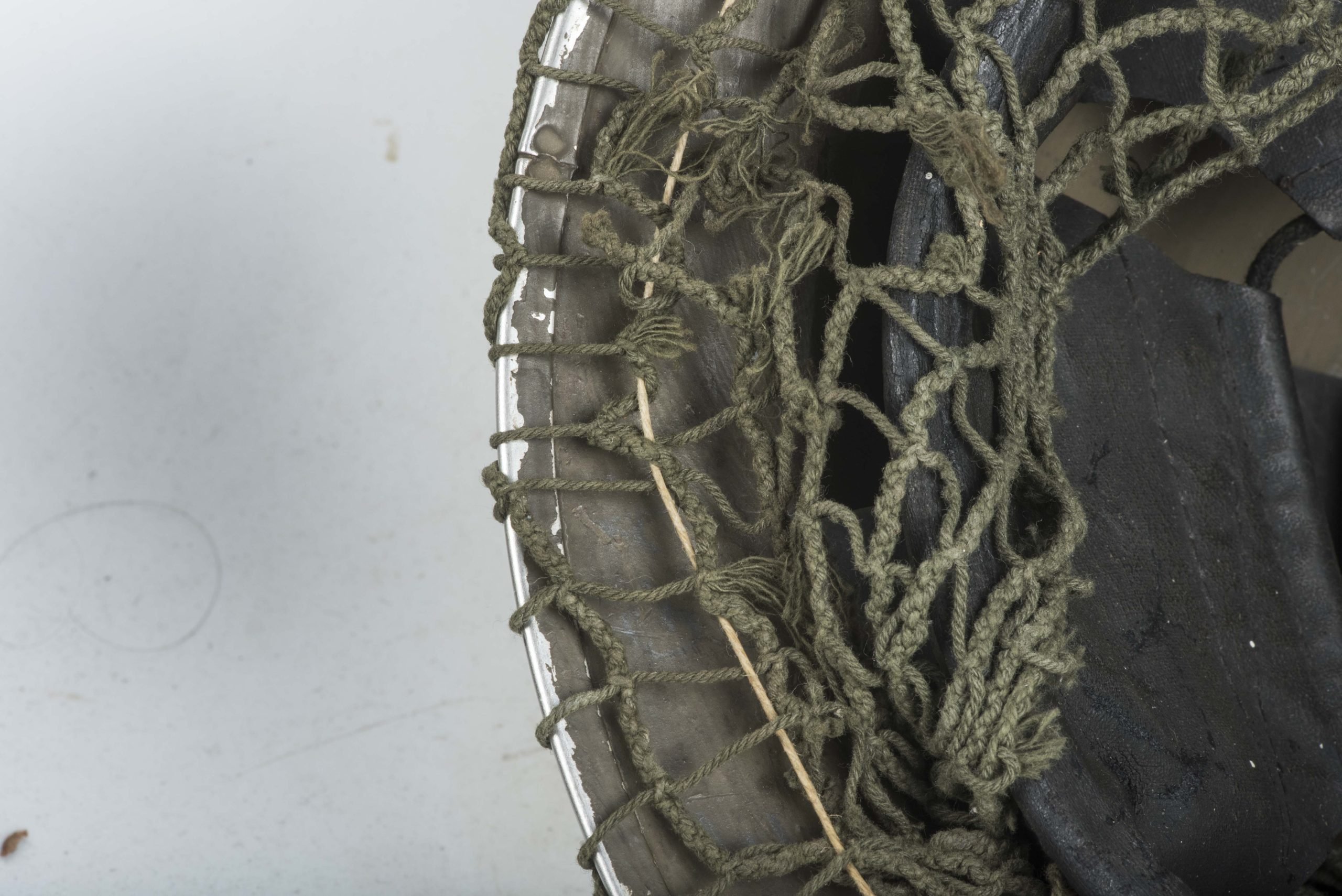 Netted Canadian MKII helmet marked CL/C 1942 — image 8