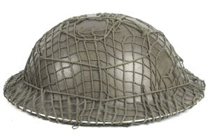 Netted Canadian MKII helmet marked CL/C 1942