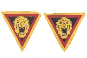 Printed Belgian Brigade Piron sleeve insignia