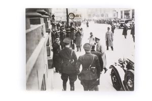 Press photo Adolf Hitler visiting British Embassy in Berlin, 1936