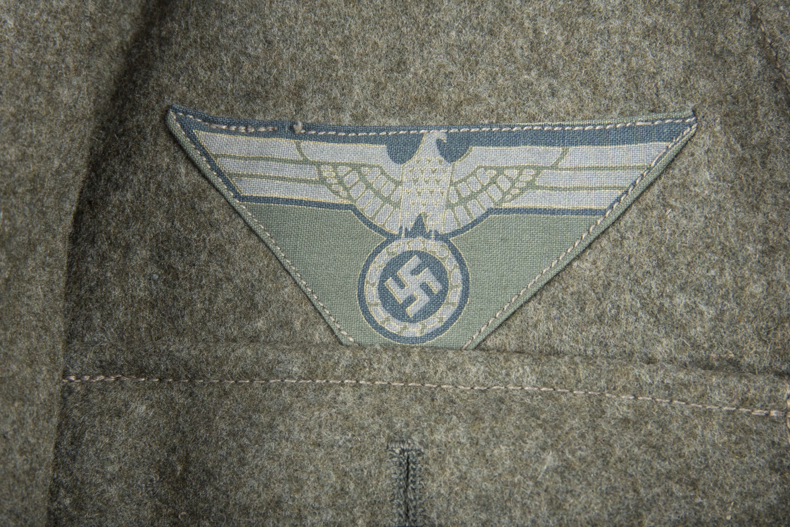 Heer EM M44 field blouse with printed breast eagle — image 8