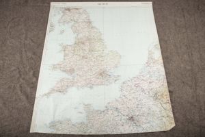 Luftwaffe laminated Fliegerkarte 1:1 000 000 Europa, France, Belgium, Netherlands …