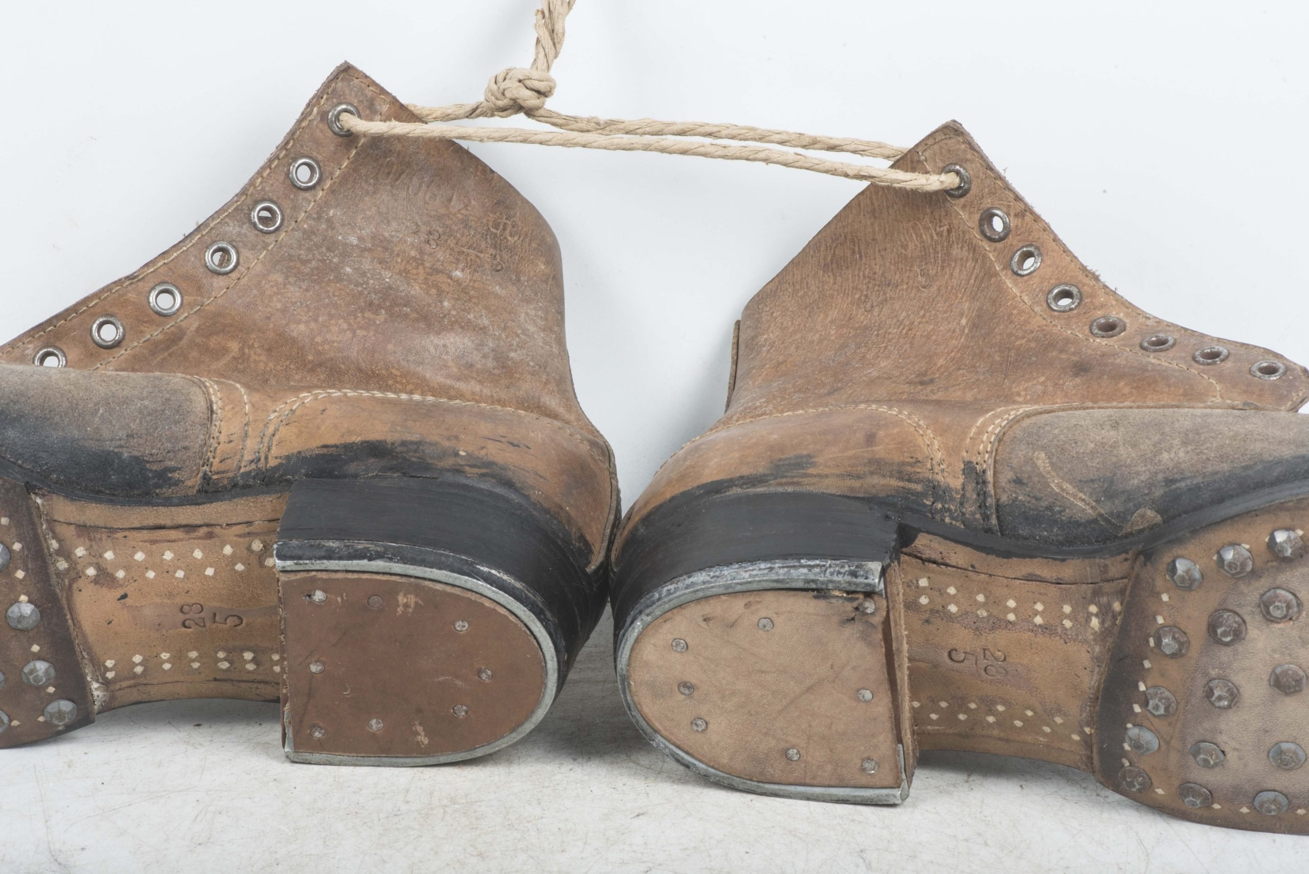Unissued late war M37 lowboots marked 0/0612/0014 — image 10