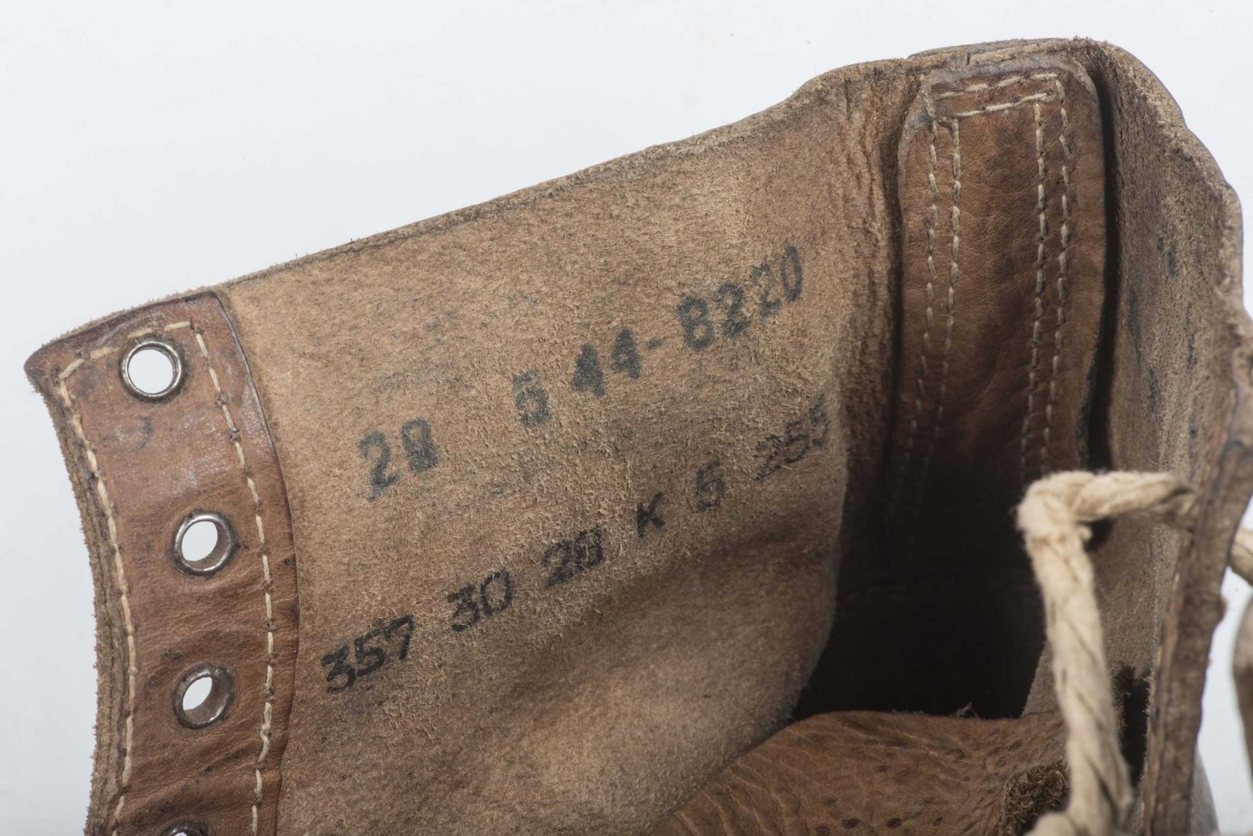 Unissued late war M37 lowboots marked 0/0612/0014 — image 14