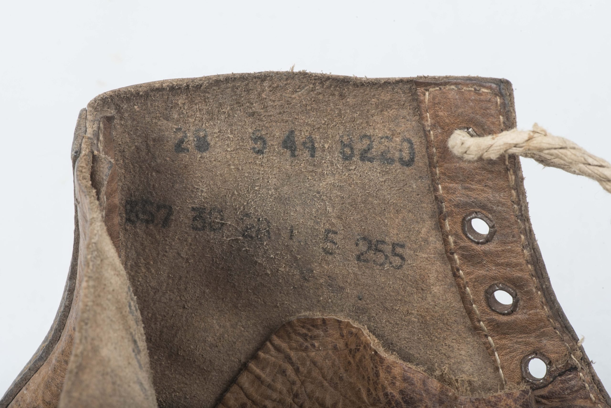 Unissued late war M37 lowboots marked 0/0612/0014 — image 15