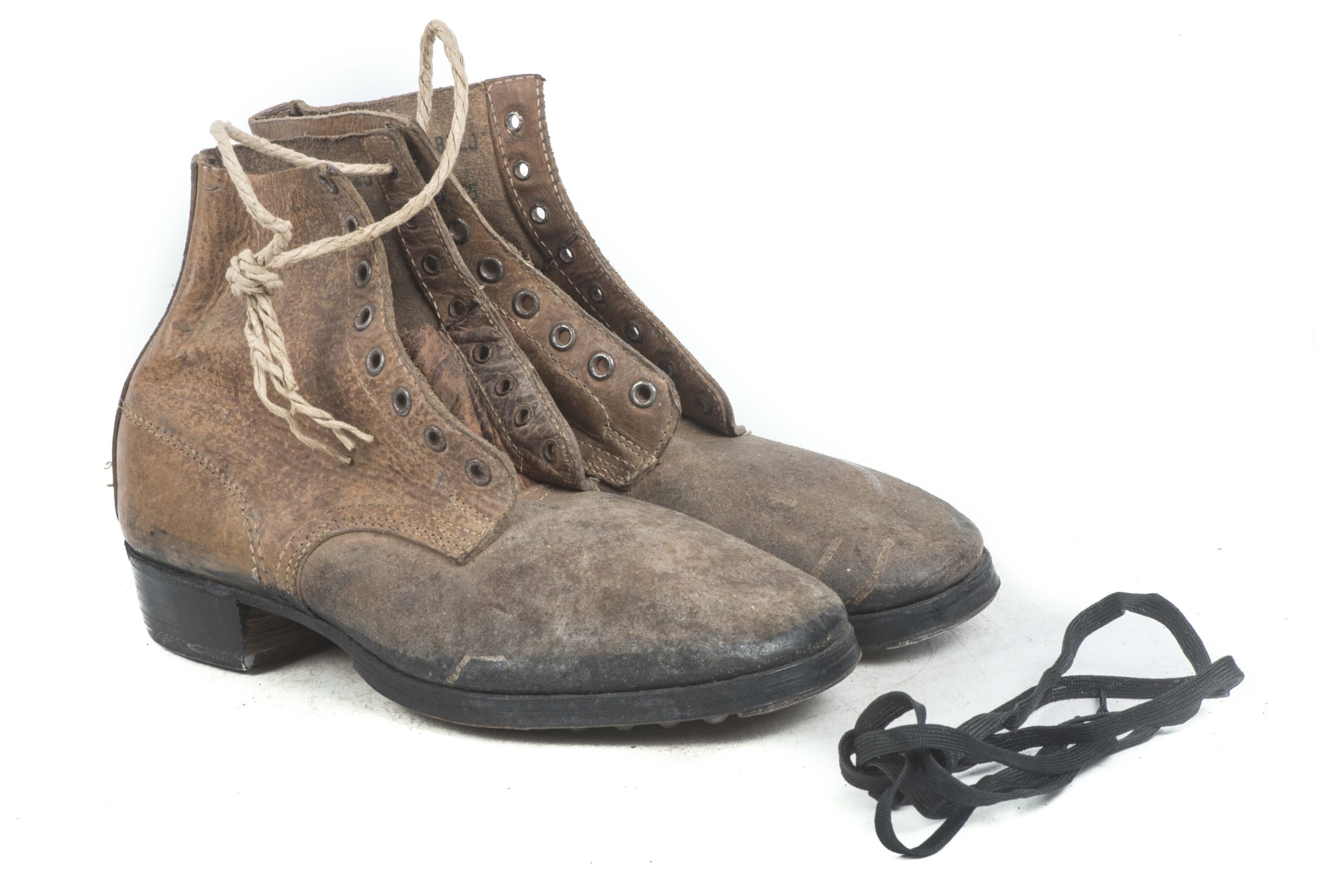Unissued late war M37 lowboots marked 0/0612/0014 — image 2