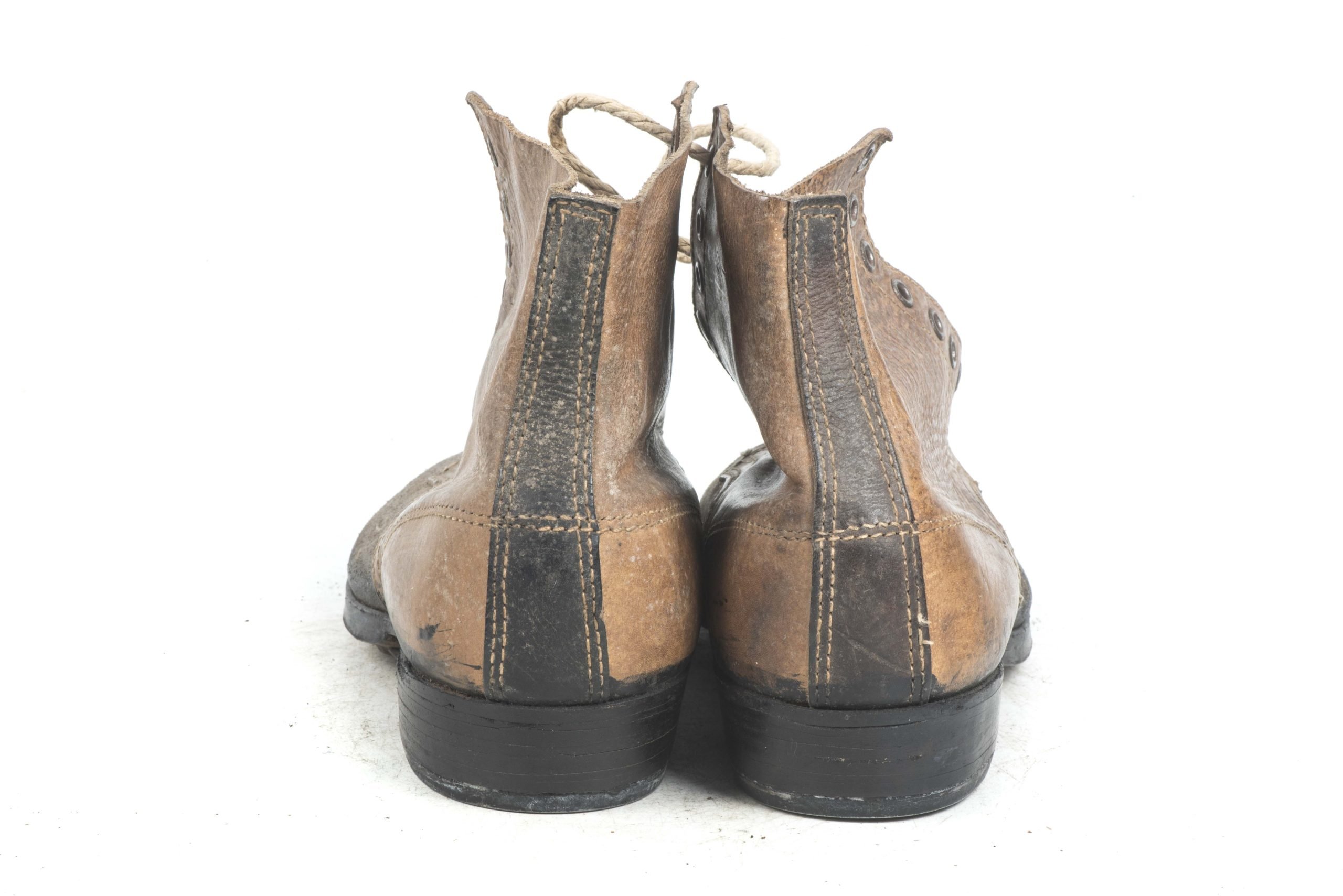 Unissued late war M37 lowboots marked 0/0612/0014 — image 5