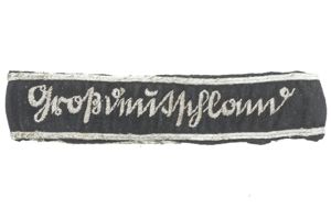 Uniform removed Grossdeutschland cufftitle