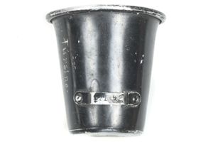 Aluminium canteen cup marked RFI 42 named Gefr. Fursine