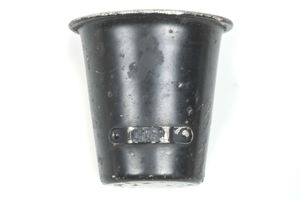 Aluminium canteen cup marked CFL 38