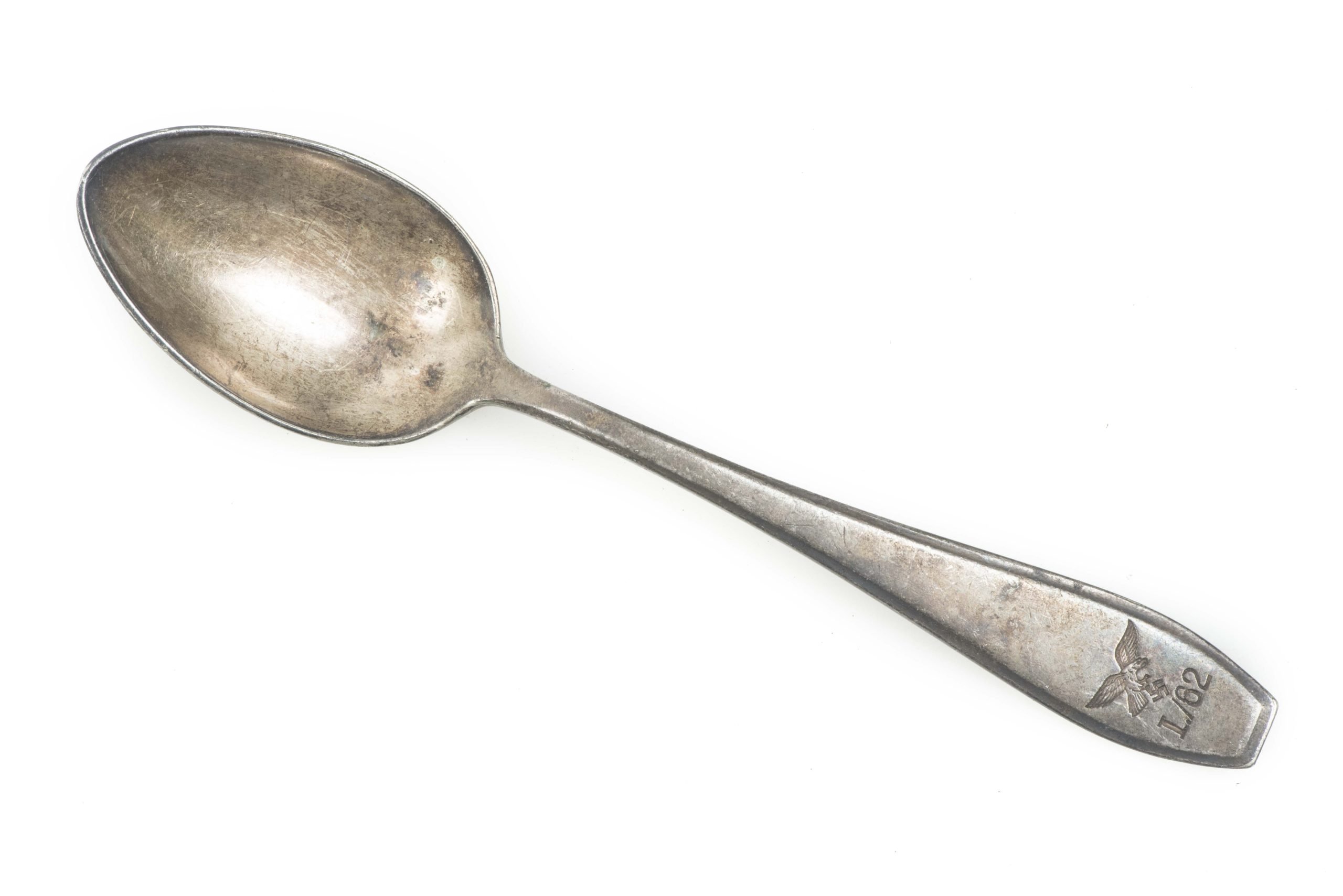 Silver plated Luftwaffe tea spoon marked WMF I/62