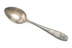 Silver plated Luftwaffe tea spoon marked WMF I/62