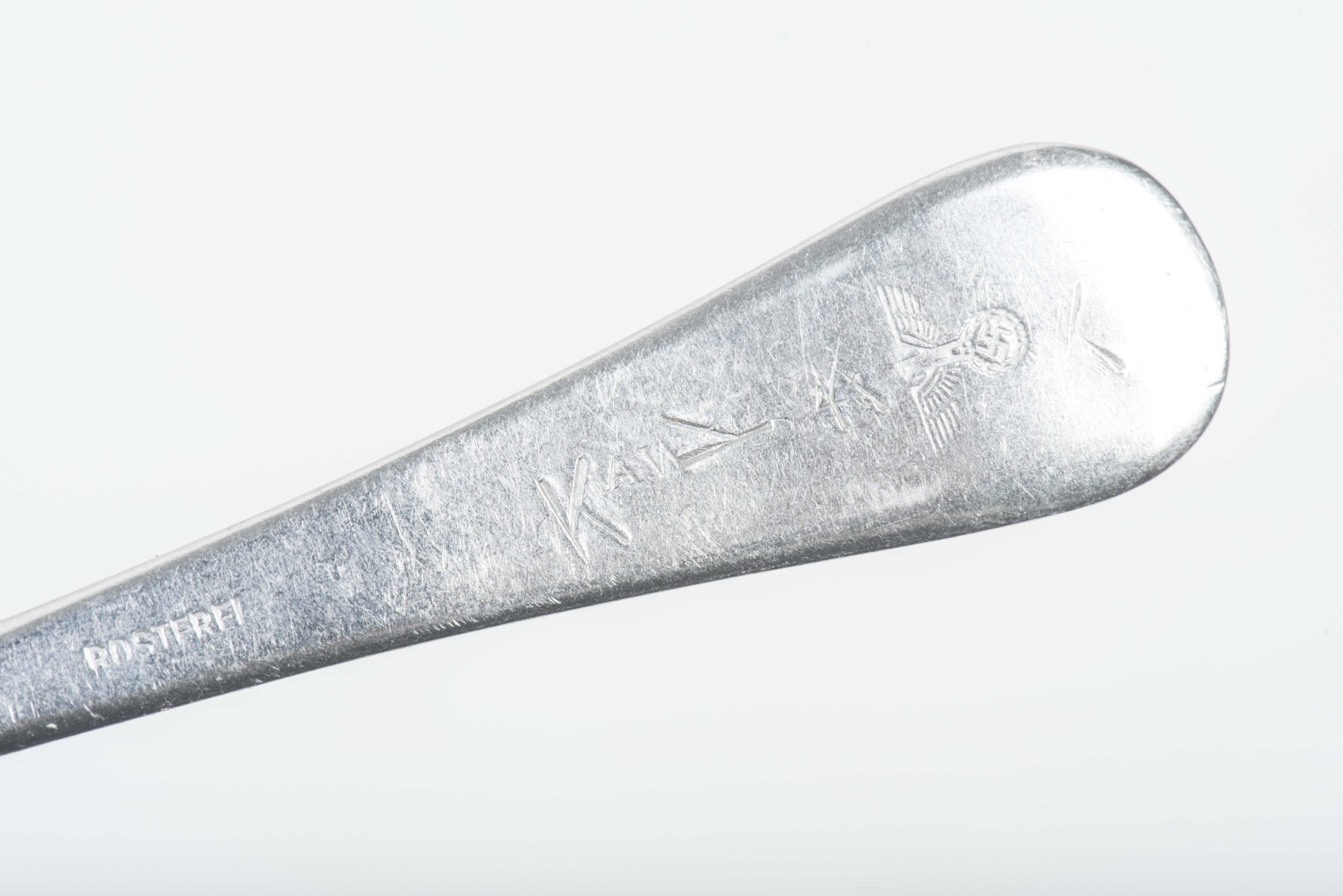 Heer tea spoon marked AW Rostfrei — image 3