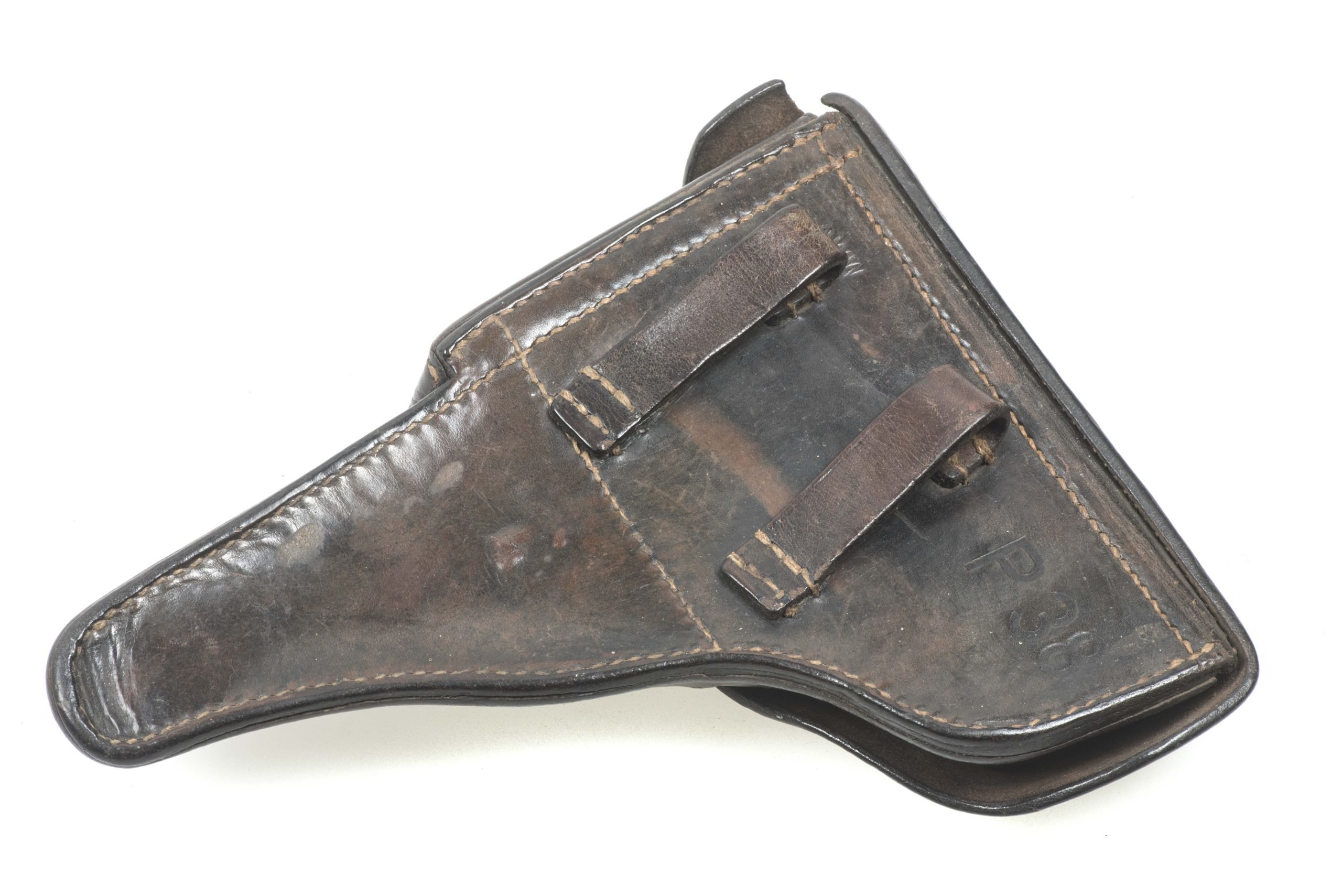 Battledamaged P38 holster marked CWW 1941 — image 2