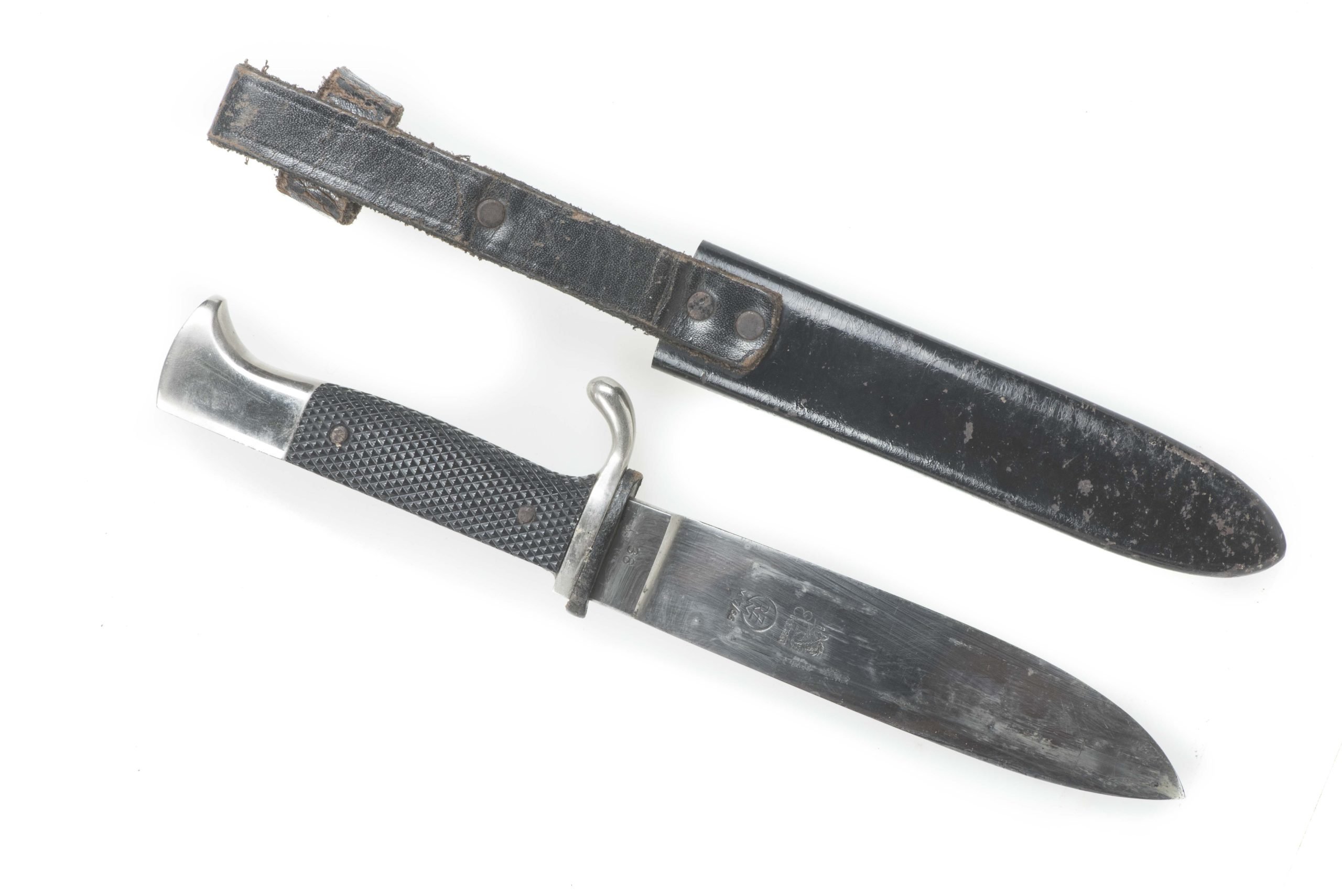 Transitional Hitlerjugend knife marked RZM M7/66 Carl Eickhorn 38 — image 2